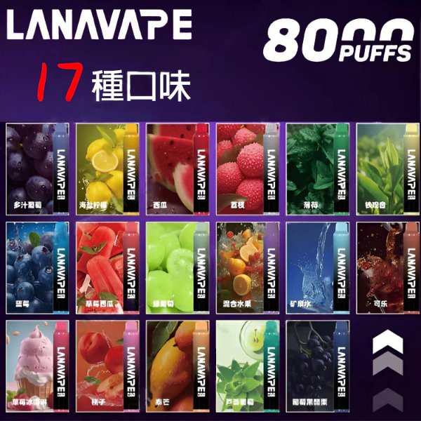 LANA ZOLT系列8000口一次性拋棄式 | LANA拋棄式8000口 | 台灣現貨